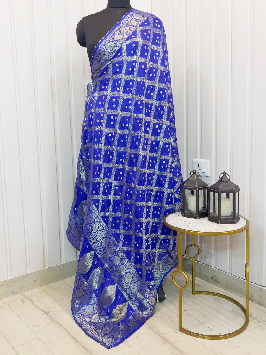 Dhruvi Dupatta - Blue