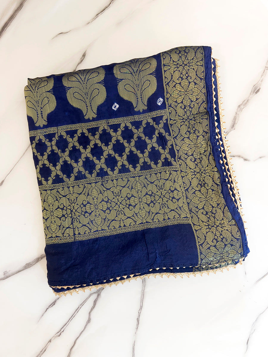 Dhruvi Dupatta - Navy Blue