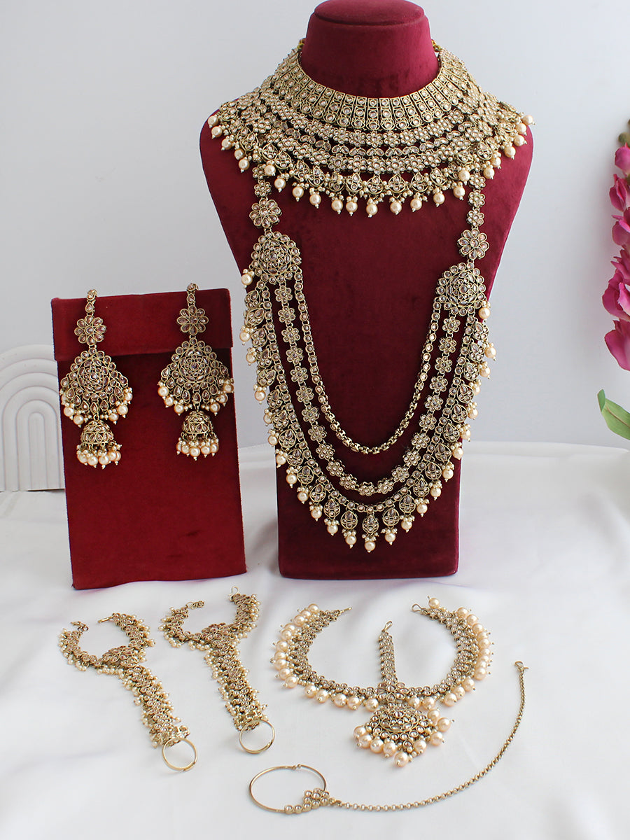 Lavanya Bridal Set-Gold