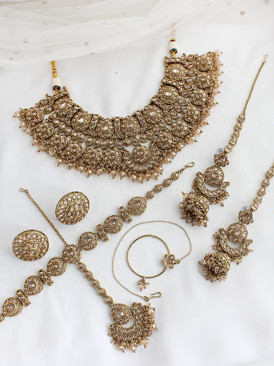 Kamya Bridal Set-Gold