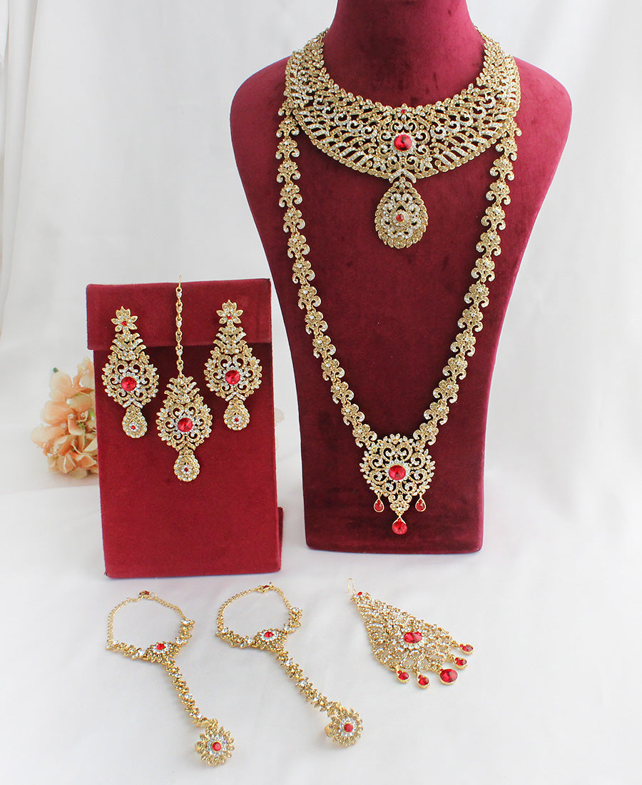 Roshini Bridal Set-Red