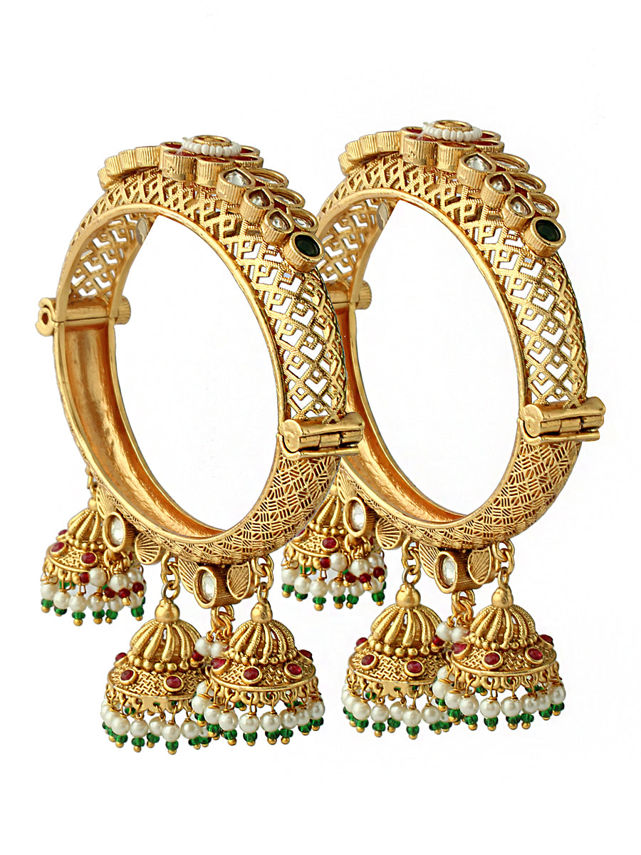 Chitra Bangle Set-gold
