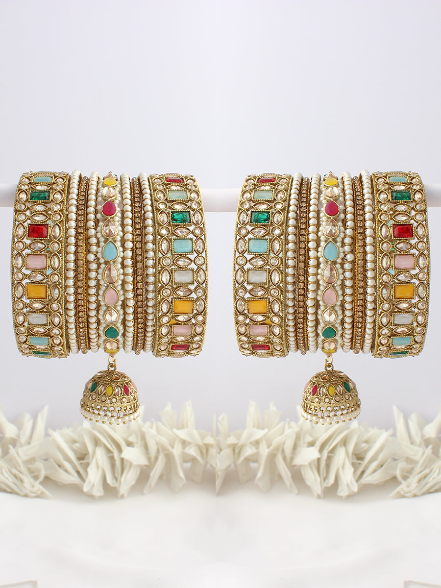 Ayeza Bangle Set / Stack-Multicolor