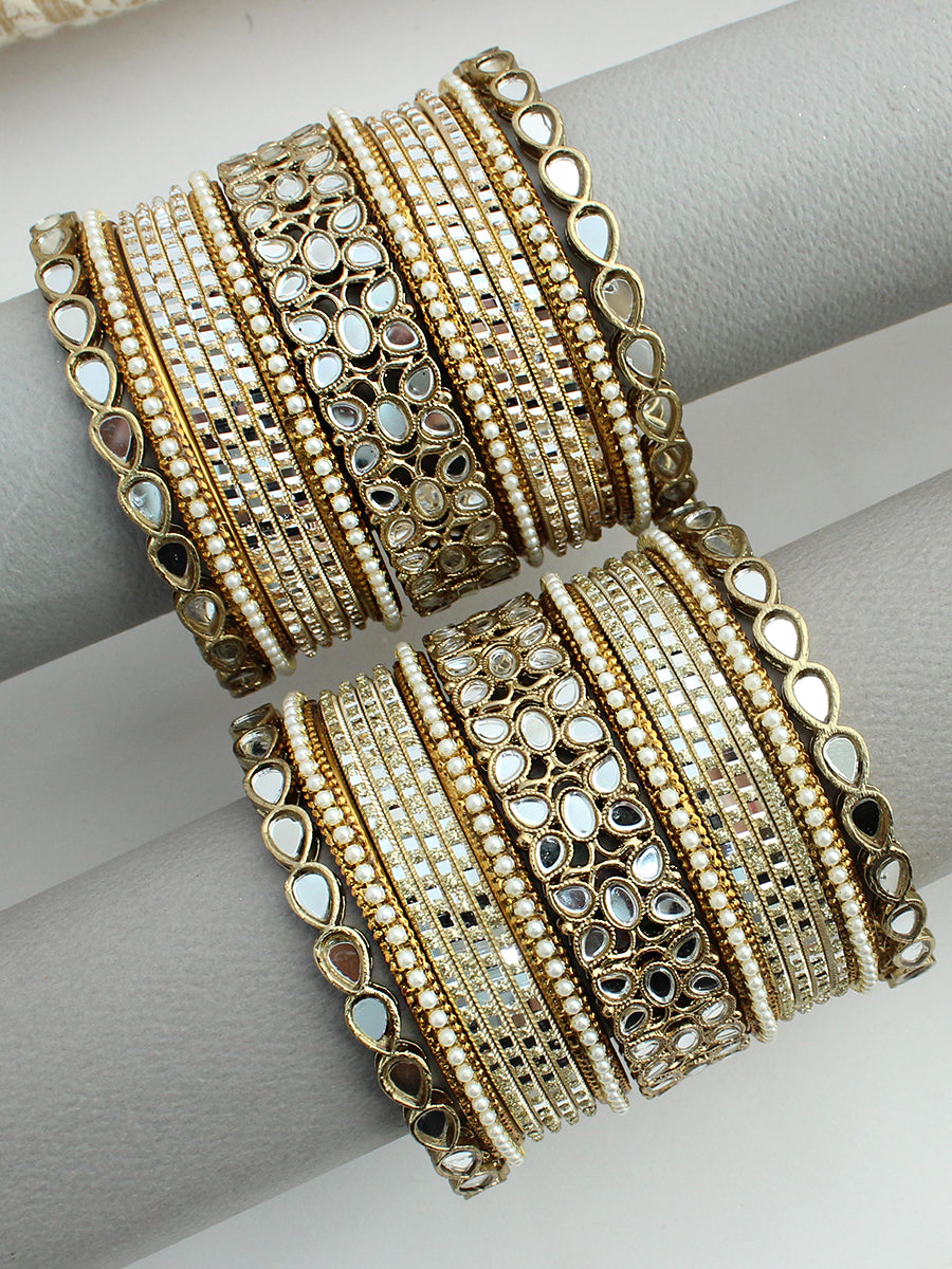 Zafira Bangle set / Stack-Gold