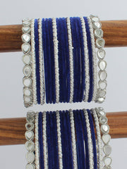 Esha Bangle Set / Stack-Blue