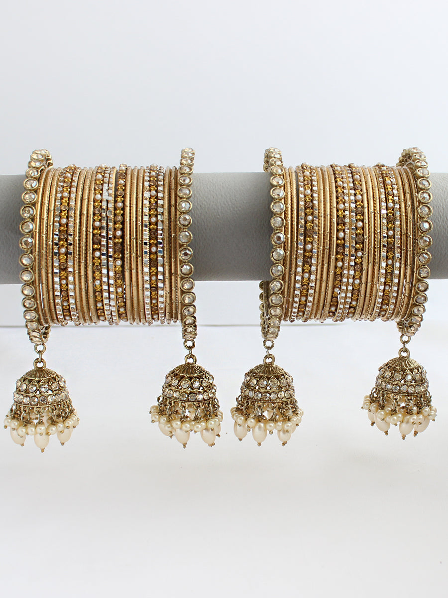 Nitika Bangle Set / Stack-Gold