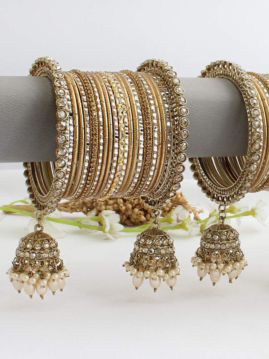 Jiya Bangle Set / Stack-Gold