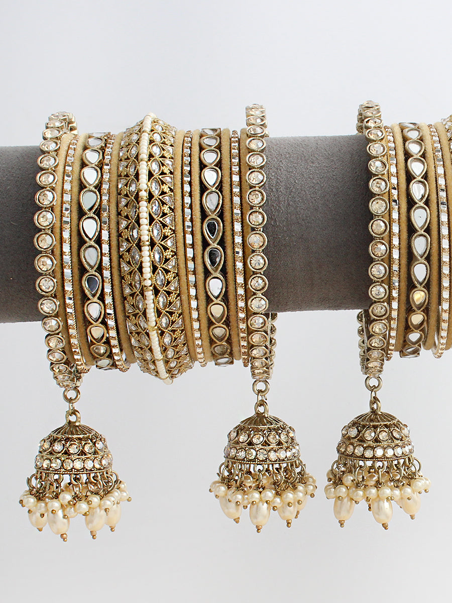 Tapsee Bangle Set / Stack-Gold
