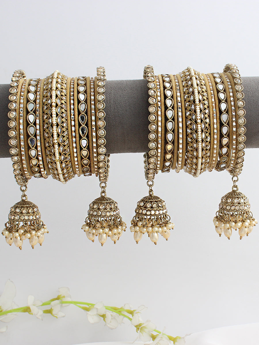 Tapsee Bangle Set / Stack-Gold