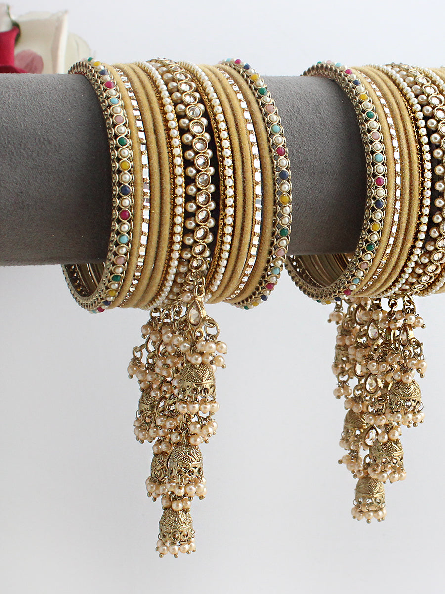Ziya Bangle Set / Stack-Gold