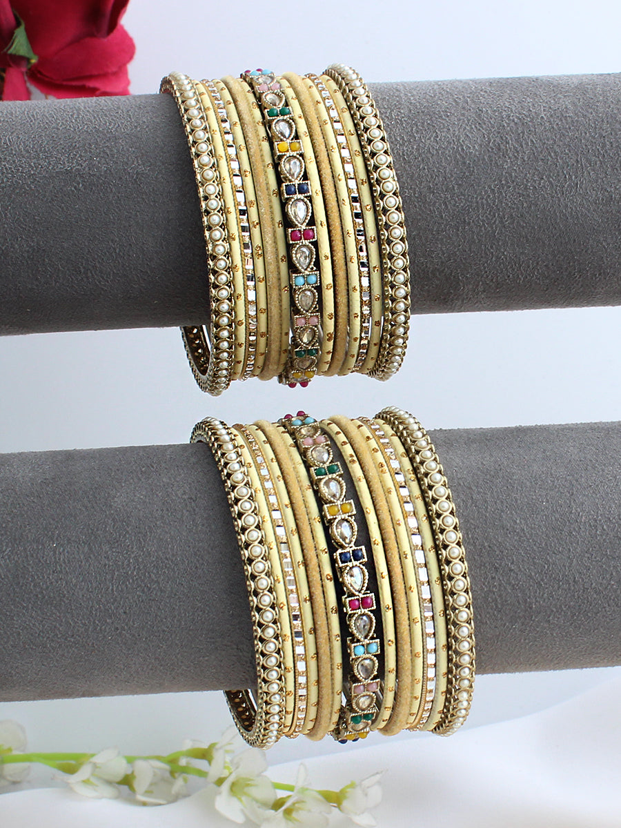Aashka Bangle Set / Stack -Multicolor