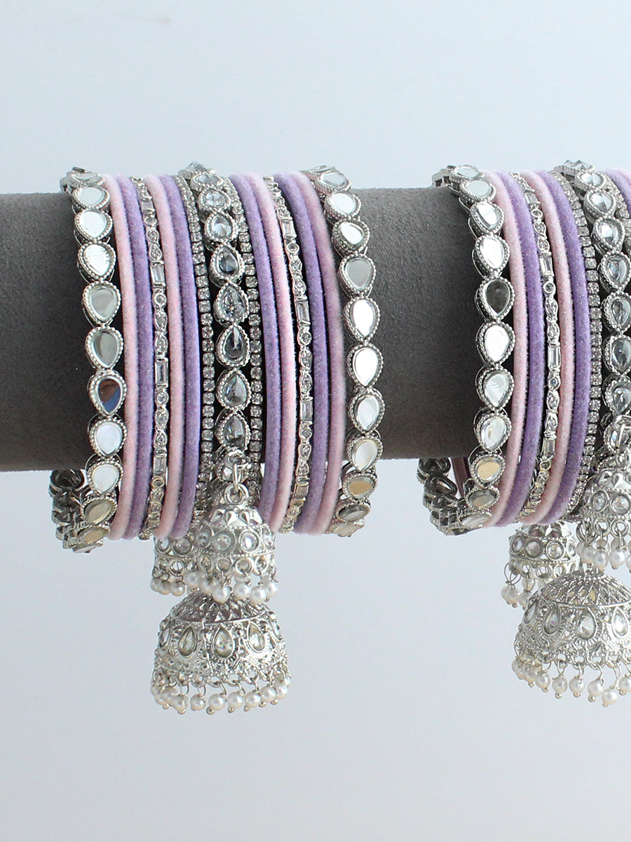 Kiyana Bangle Set / Stack-Lavender