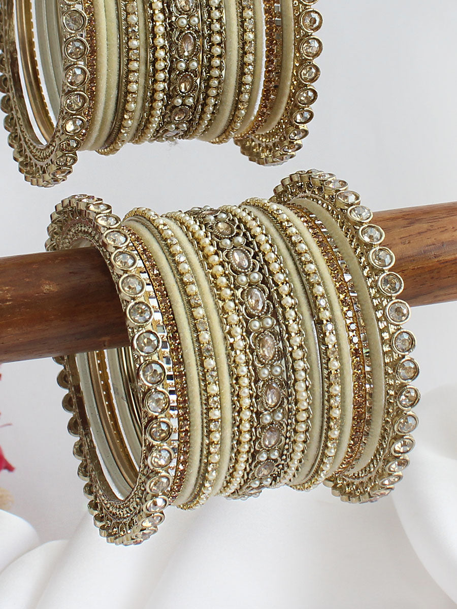 Ekisha Bangle Set / Stack-Butter Yellow
