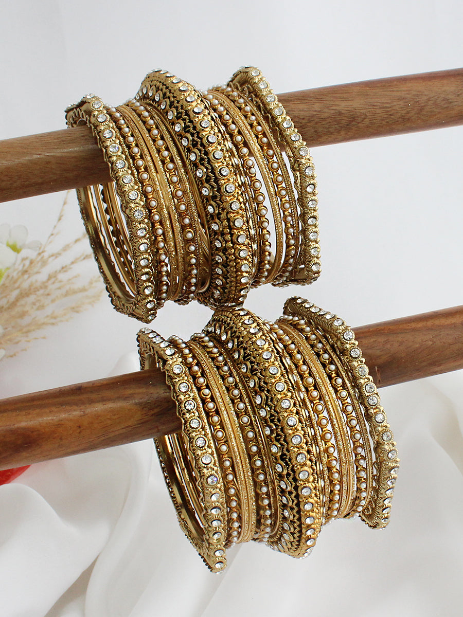 Sukanya Bangle Set / Stack-Gold