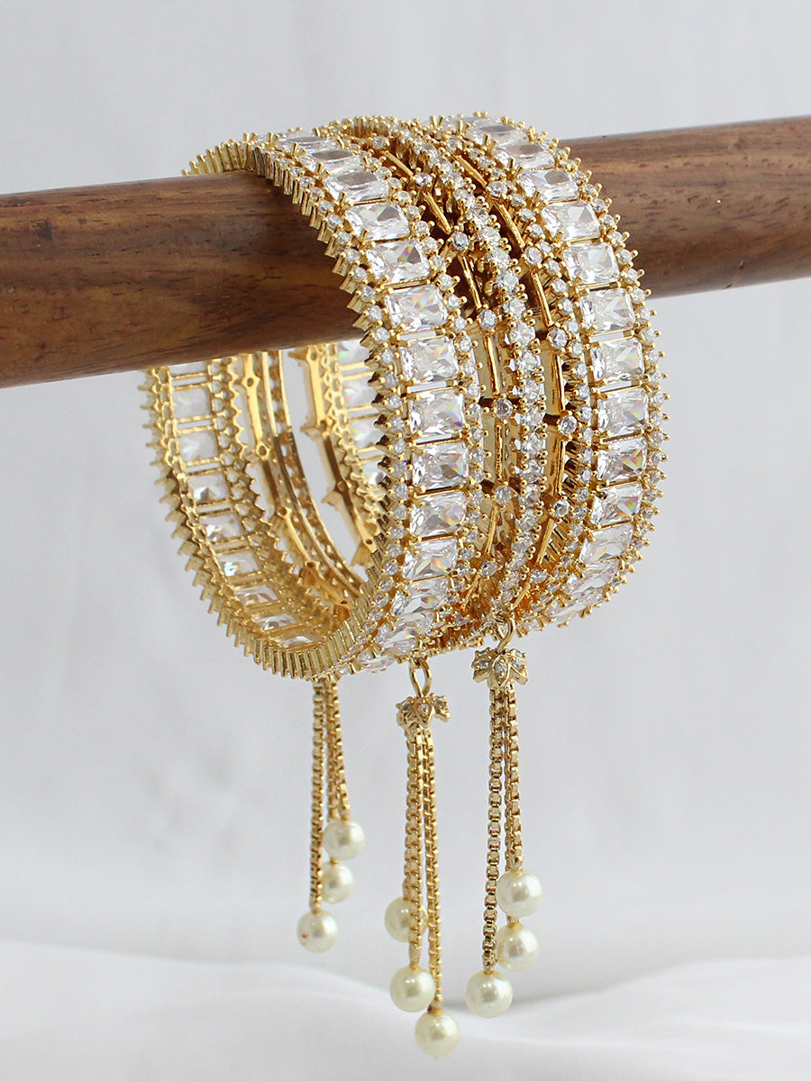 Eshal Bangle Set / Stack-Gold