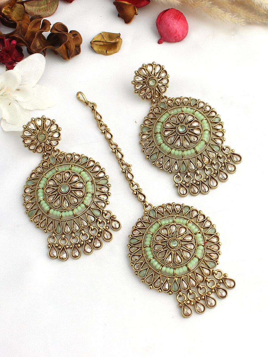 Aarzoo Earrings Tikka – Indiatrendshop - Main Image