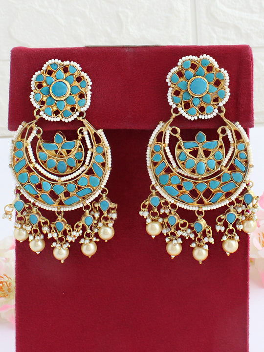 Medha Earrings-Turquoise