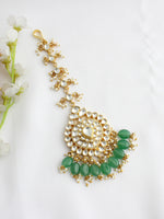 Shritija Maang Tikka-Green