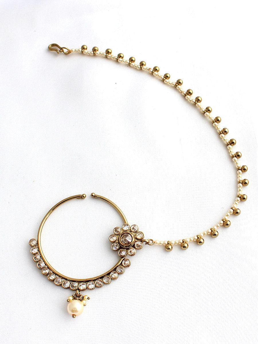 Chetna Nose Ring-Gold