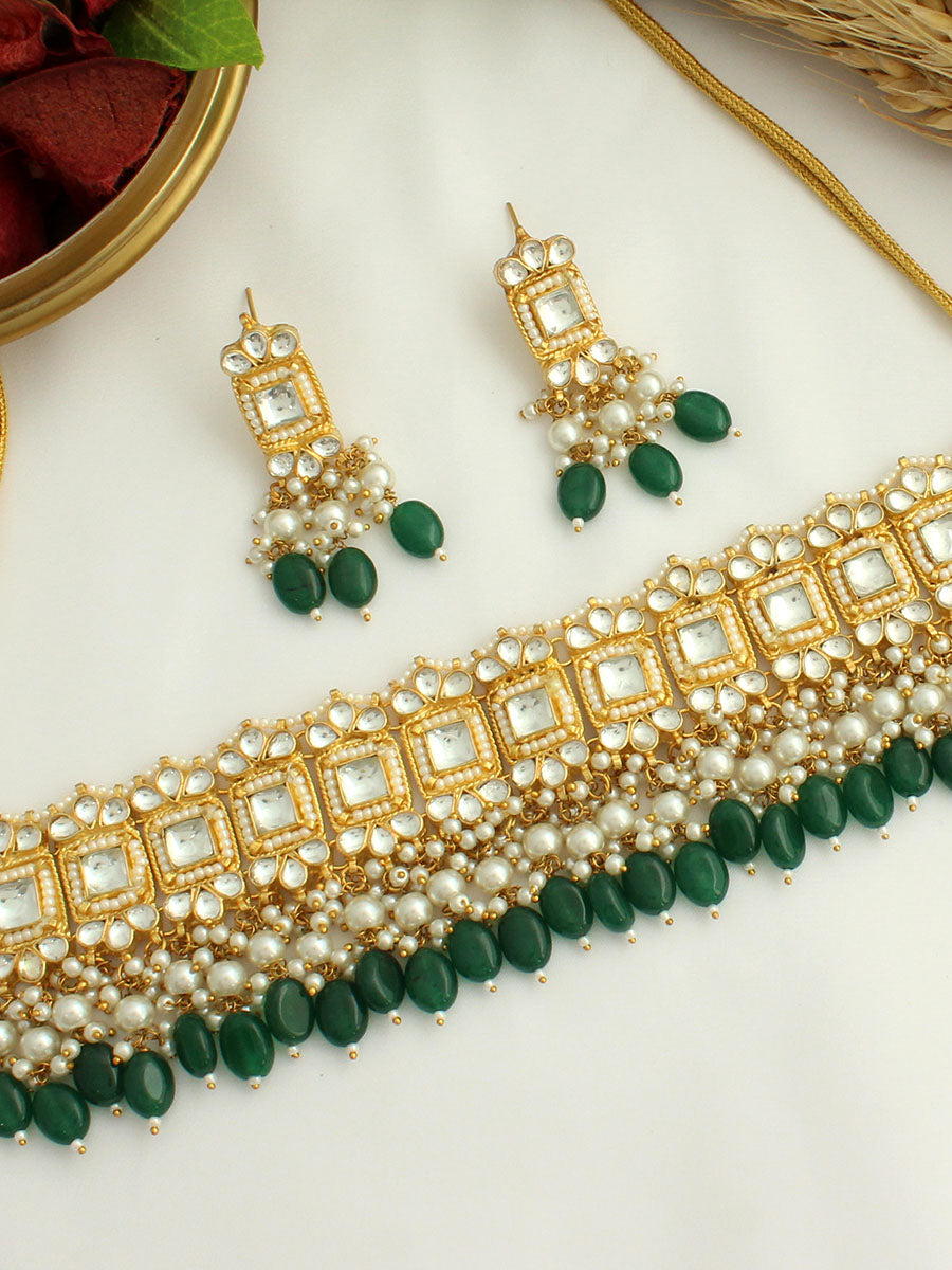 Nirali Choker Necklace Set – Indiatrendshop