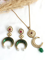 Moon (Chand) Pendant Necklace Set