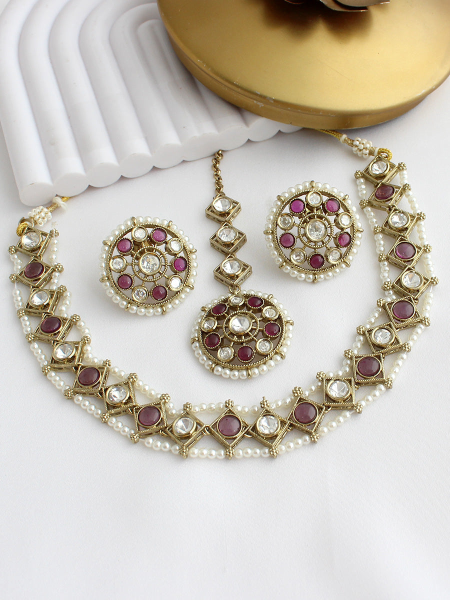 Vihani Choker Necklace set