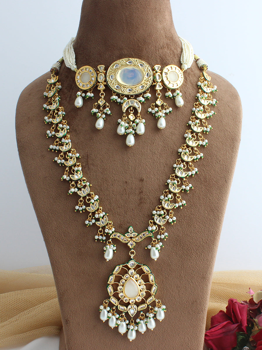 Nabhya Layered Necklace Set