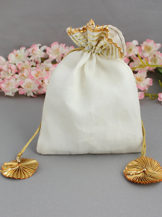 Tissue Potli Bag / Wedding Favors Pack of 5 Pc