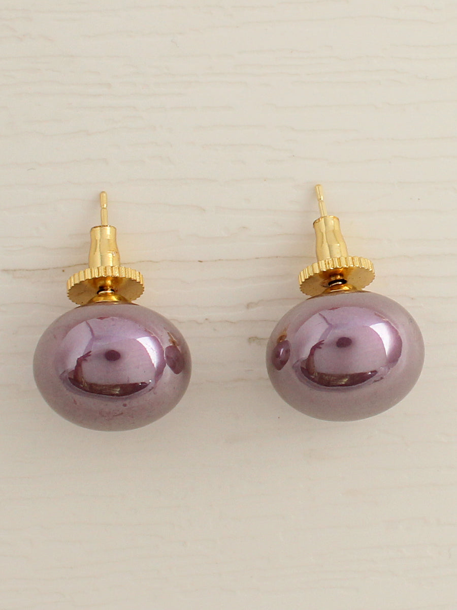 Sonika Earrings-Purple