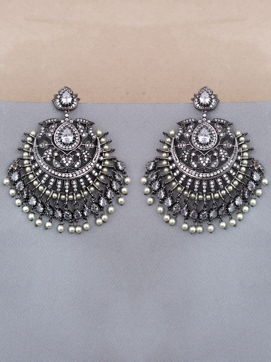 Lavanya Earrings-Silver