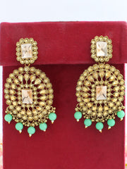 Aashi Earrings-Mint Green