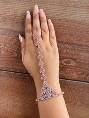 Noshin Hand Harness / Bracelet-Pastel Pink