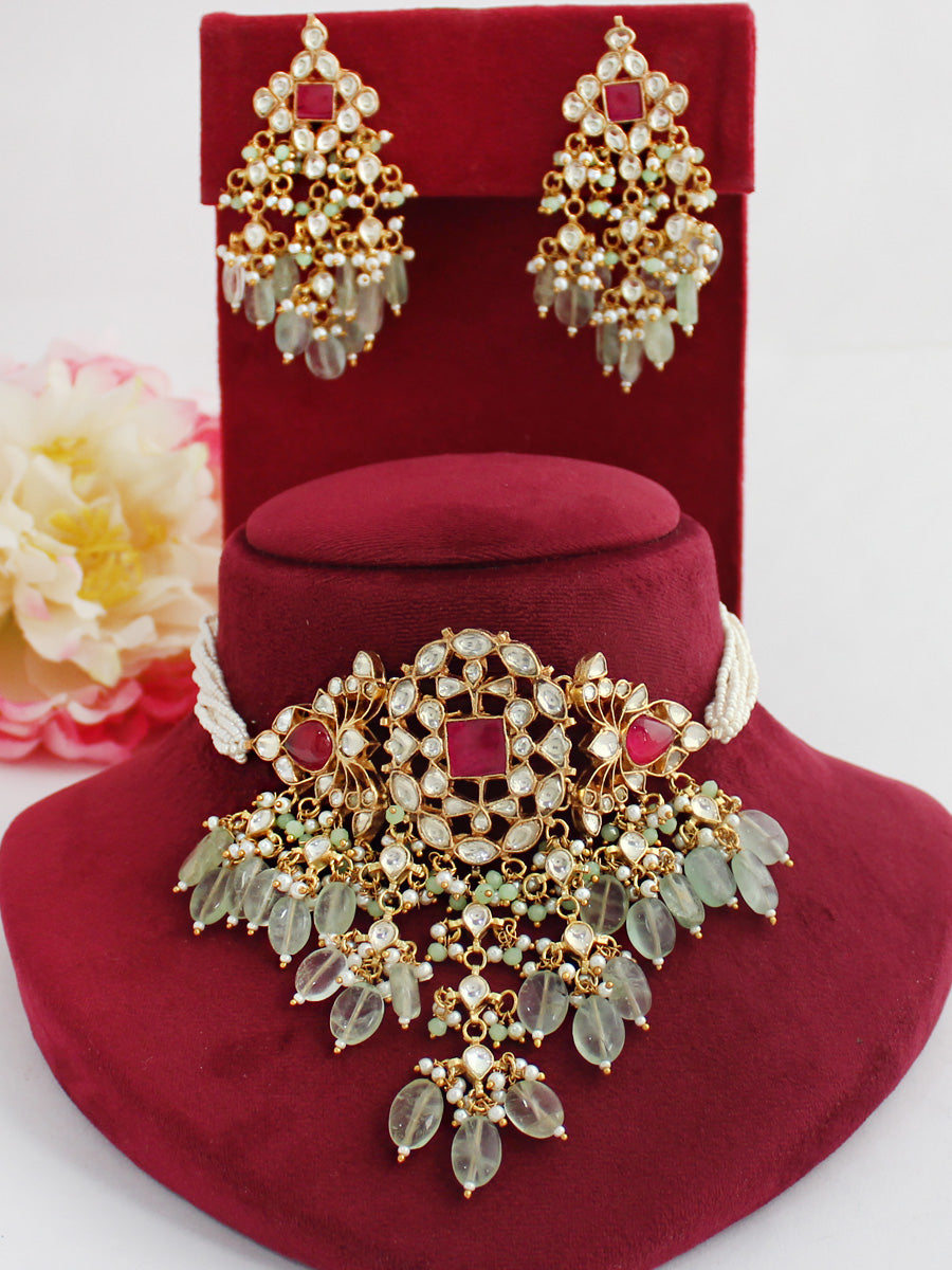 Kiara Necklace Set - Golden