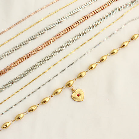 Silver & Gold tone Chains for Women