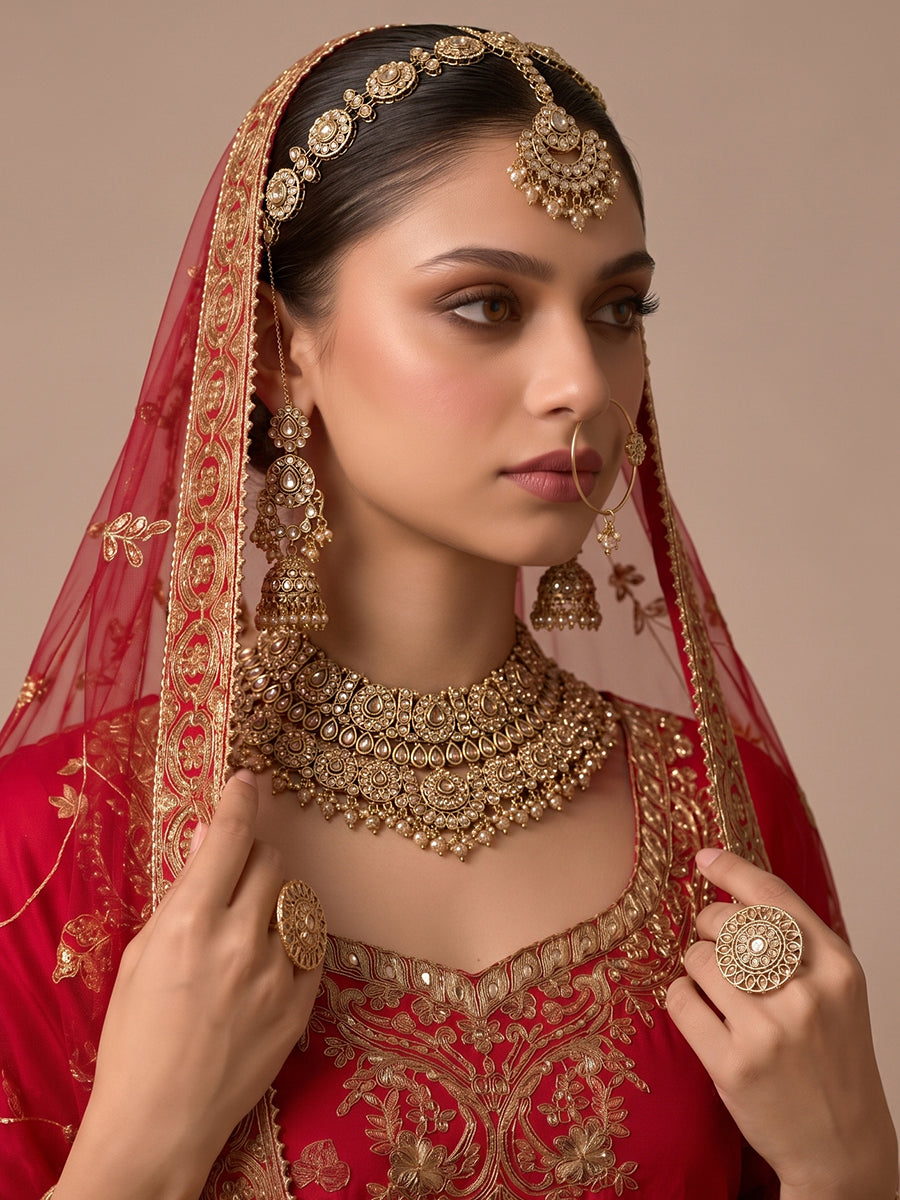 Kamya Bridal Set-Gold