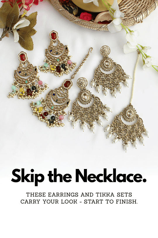 earrings tikka set mobile