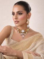Maya Choker Necklace Set-Ivory