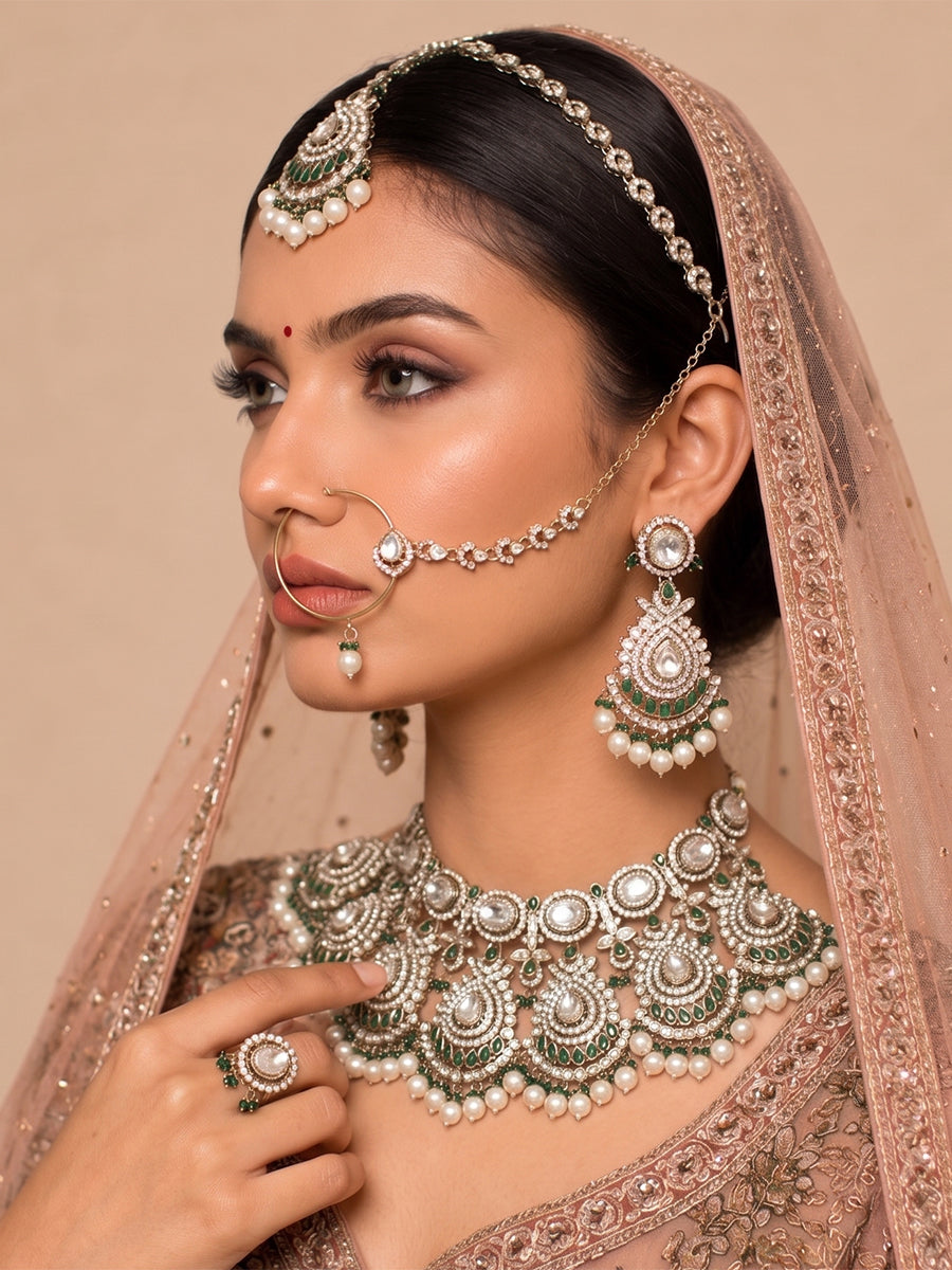 Amisha Bridal Set-Green