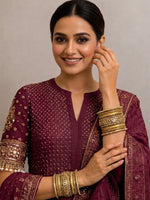 Maryam Bangle Set-Gold
