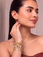 Mirisha Cuff Bangle Bracelet-Hot Pink