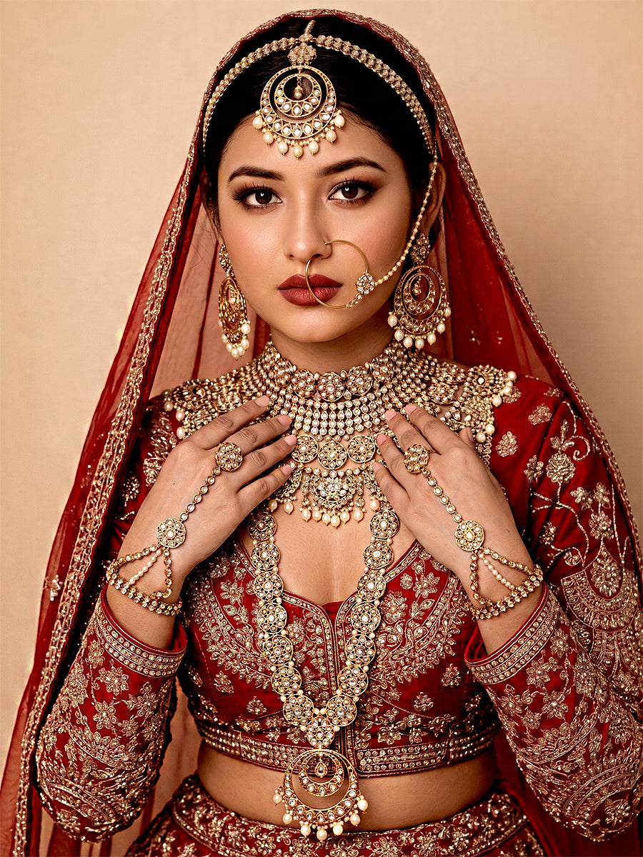 Himangi Bridal Set-Golden