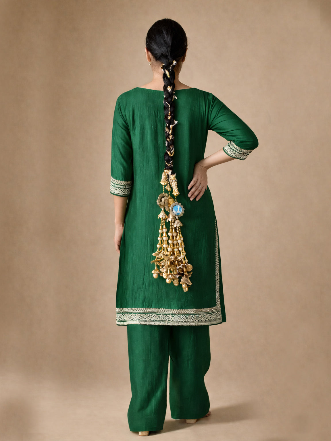 Bani Paranda / Parandi Hair  Accessories - Gold
