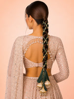 Navira Wrap ParandaDecorative Punjabi Parandi for Festive Styling-Green
