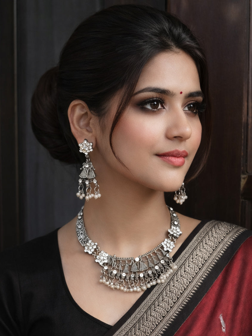 Archana Necklace Set South Asian Jewelry Set with Fast International Delivery