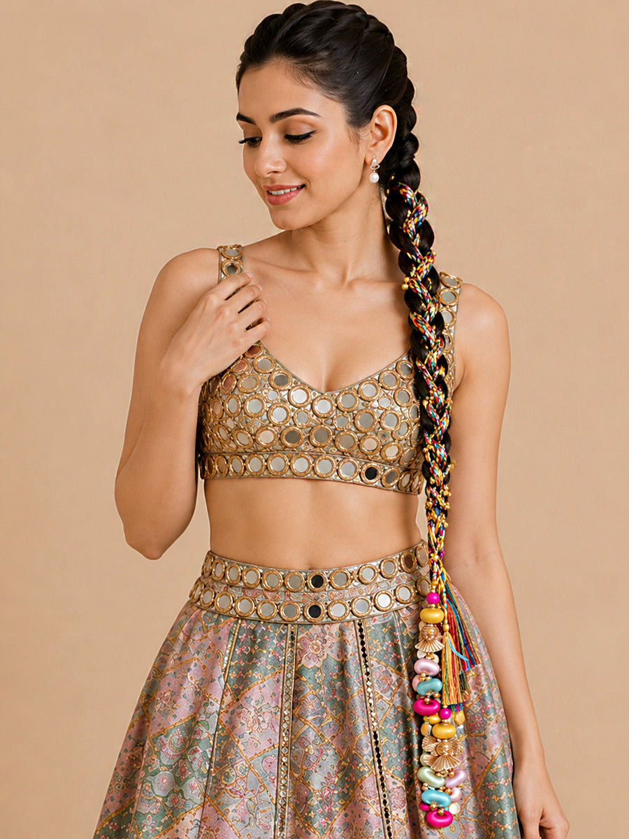 Simar Parandi / Paranda Colorful Punjabi Parandi | Ships Worldwide-Multicolor