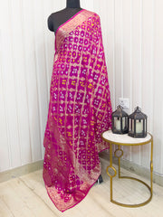 Dhruvi Dupatta - Hot Pink