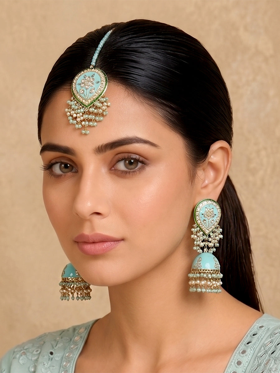 Kusha Earrings & Tikka