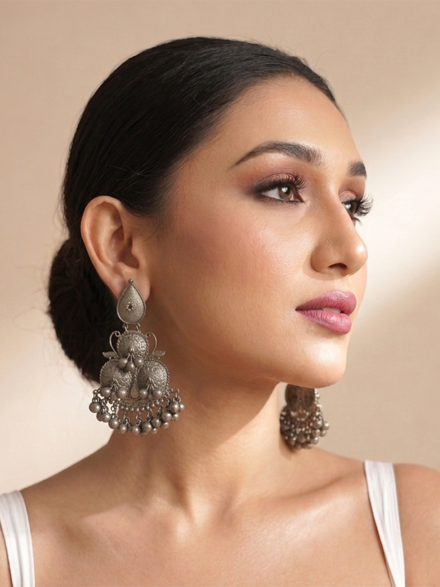 Umang Earrings - Silver