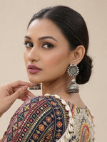 Meghna Earrings-Antique Silver