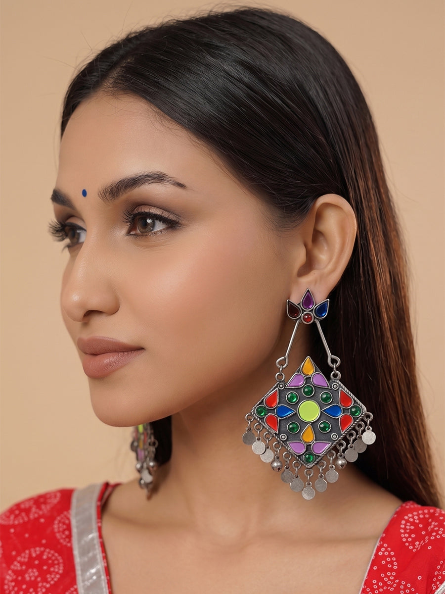 Reet Earrings-Multicolor